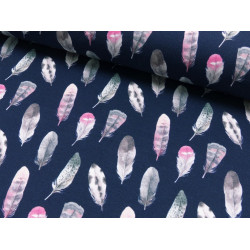 Jersey - Federn dunkelblau